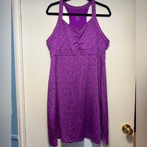 Mondetta Vibrant Purple and Pink Tank Dress Work Out Golf Sports